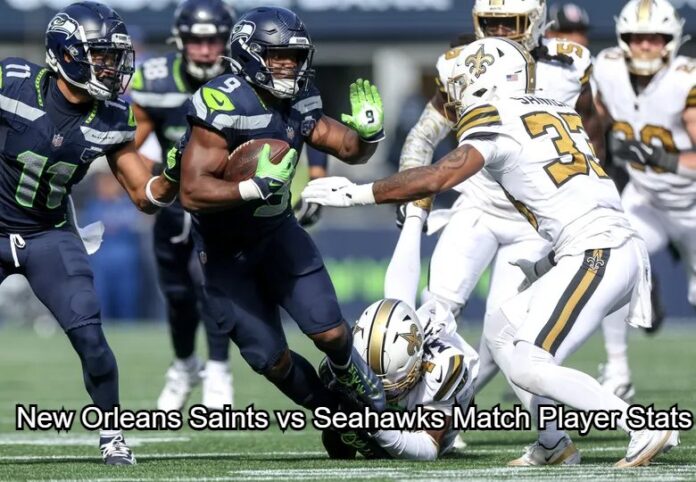 New Orleans Saints vs Seahawks Match Player Stats