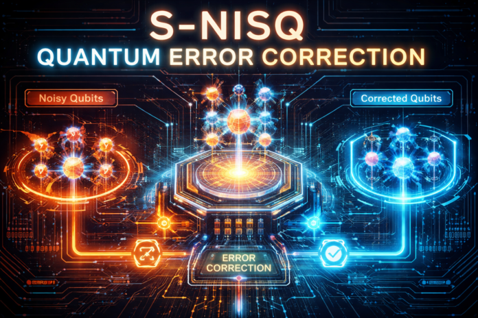 S-NISQ Quantum Error Correction