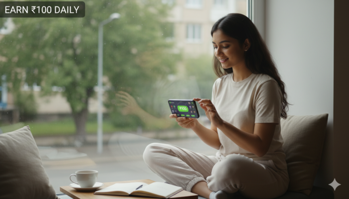 Daily 100 Rupees Earning App Without Investment 